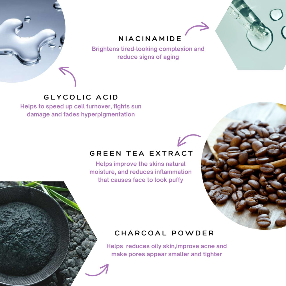 Spa Sciences application on hand illustrating easy spreadability and oil control