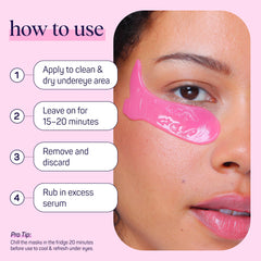 SpaLife before and after brightness comparison showing improved under-eye radiance