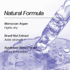 Spes application at roots showing how the spray lifts and refreshes hair for instant volume