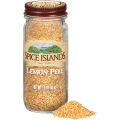 Spice Islands close-up of dried lemon peel texture highlighting aromatic oils