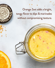 Spice Islands orange peel in baking scene enhancing cakes and cookies