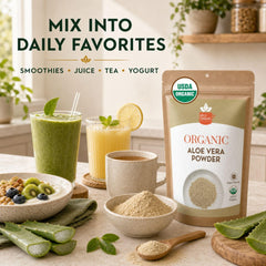 SPICY ORGANIC face mask applied showing smooth, calming coverage