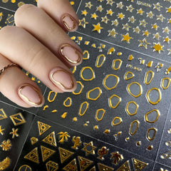 SPLOCUDU close-up of gold lace and line detail showing precise metallic finish