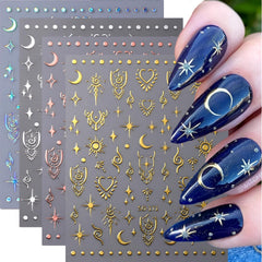 SPLOCUDU close-up metallic stars showing fine detail and shimmer