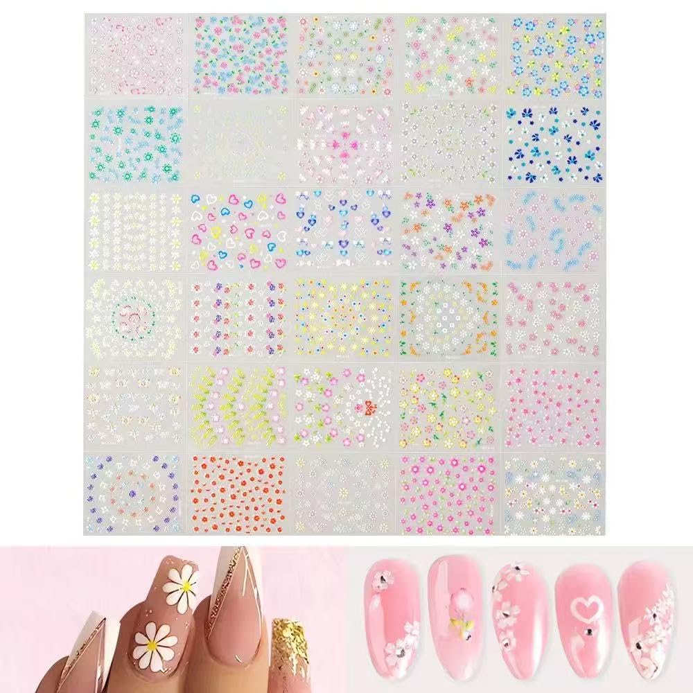 SPLOCUDU texture detail of 3D nail decal relief for natural dimension