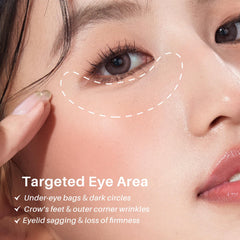 SPODARE application demonstration rolling under eye to reduce puffiness