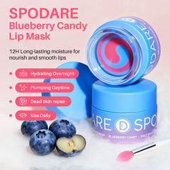 SPODARE magnetic brush applicator next to jar showing hygienic tool for clean application