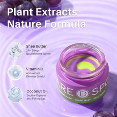 SPODARE dual-color balm swirl displayed to show cosmetic design and nourishing finish