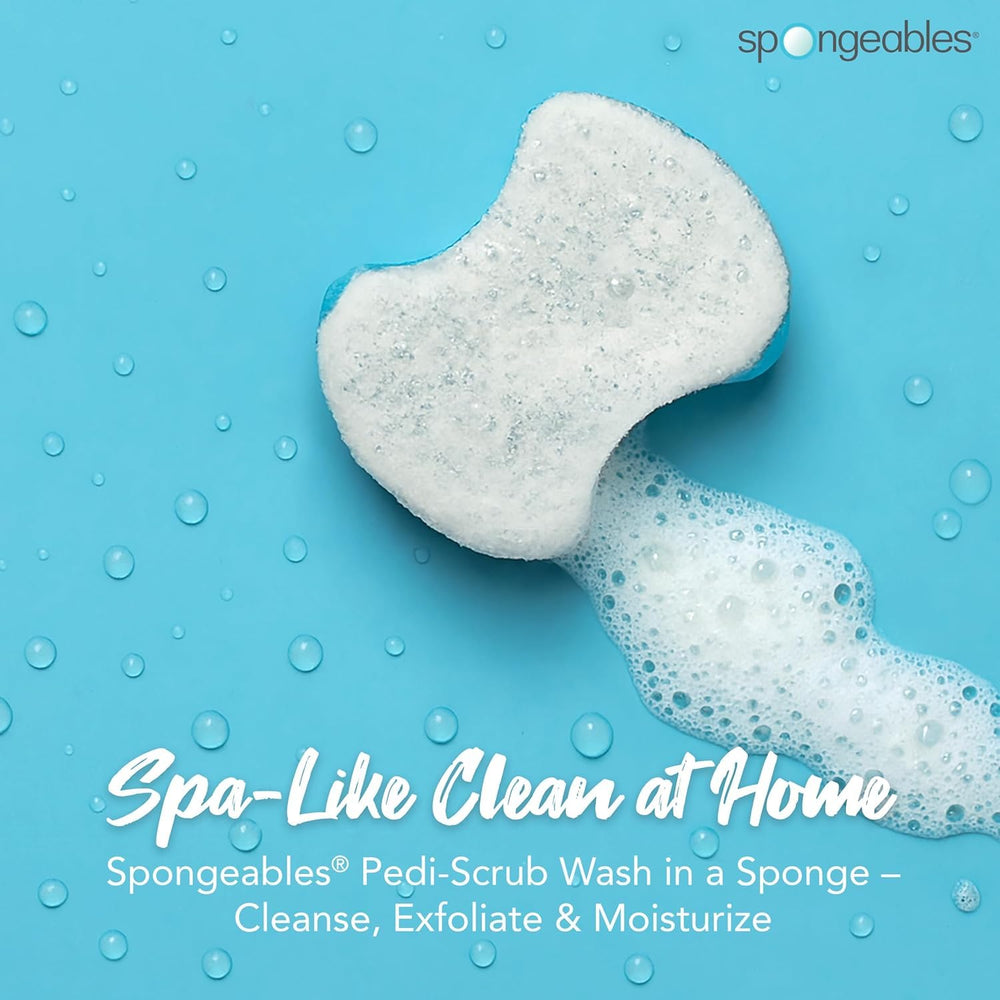 Close-up of Spongeables textured exfoliating side highlighting surface detail and grip