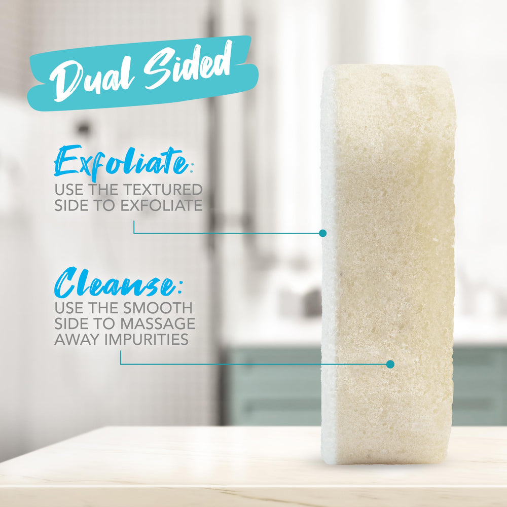 Spongeables size comparison beside hand showing compact travel convenience