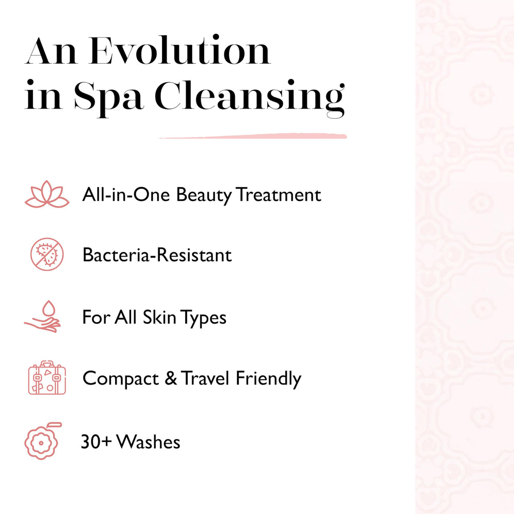 SPONGELLÉ pedi buffer producing lather in shower illustrating simple in-shower foot care benefit