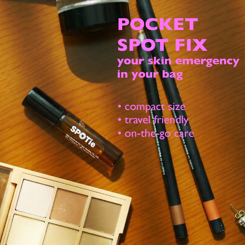 SPOTie label detail with ingredients list showing transparent formulation