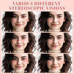 SPRINGSKY brush applying color to cheek showing fast seamless application