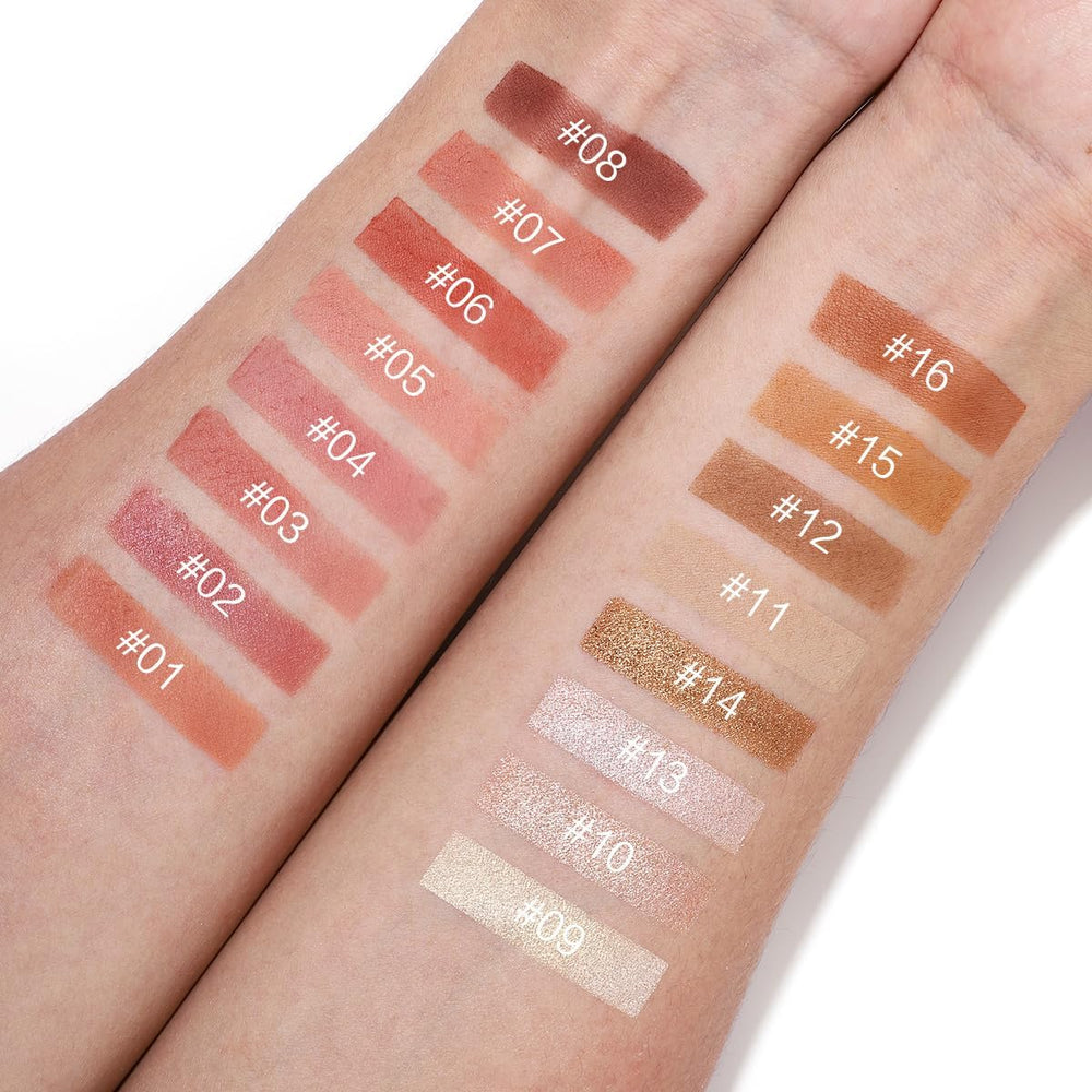 SPRINGSKY palette in hand for size comparison and travel-friendly convenience benefit