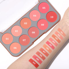 SPRINGSKY texture swatched on skin showing smooth, buildable color payoff