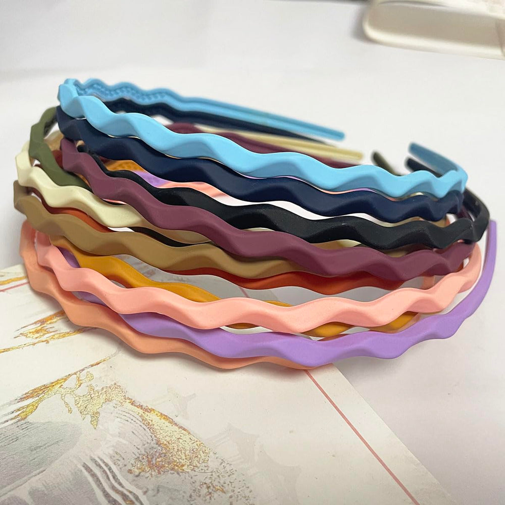 Springtime headband bent slightly to show ABS flexibility and durable travel-ready benefit