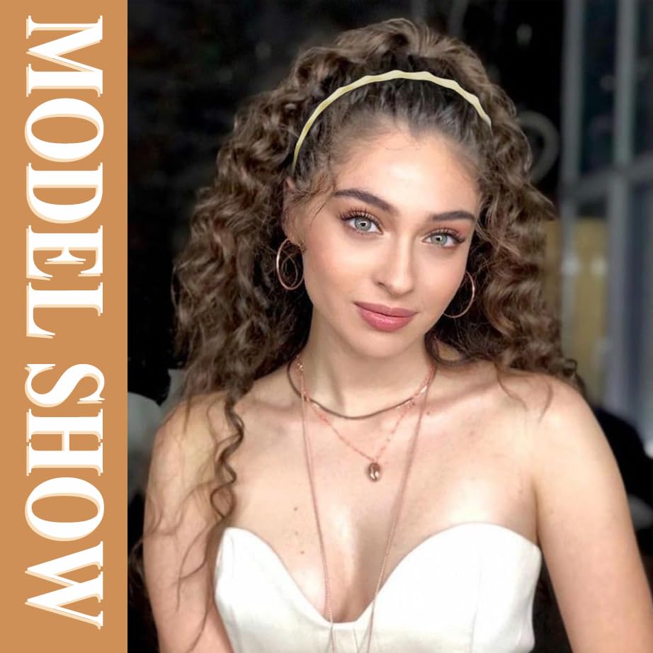 Springtime headband worn by teen in casual setting showing everyday convenience and style
