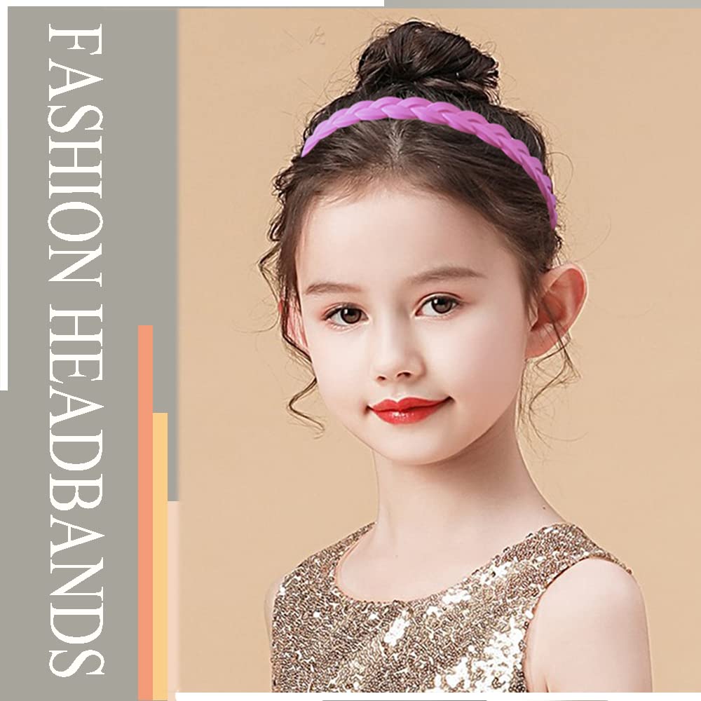 Springtime headband on hand showing size and one-size-fits-most fit