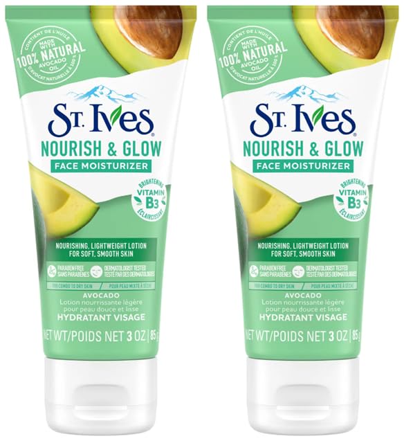 St. Ives front jar showing label and pack benefits for daily hydration