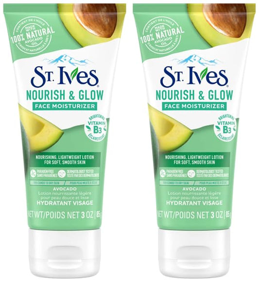 St. Ives front jar showing label and pack benefits for daily hydration
