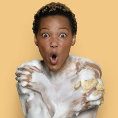 St. Ives back label listing plant-based cleansers and recycled bottle benefits