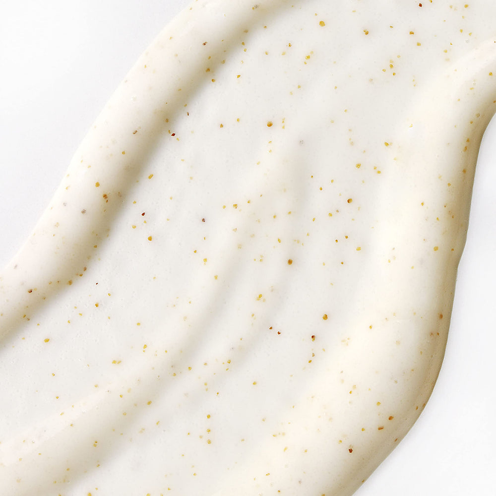 St. Ives close-up of creamy scrub texture highlighting gentle exfoliation