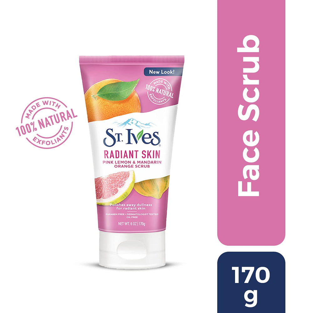 St. Ives texture close-up revealing natural exfoliant grains for gentle polish
