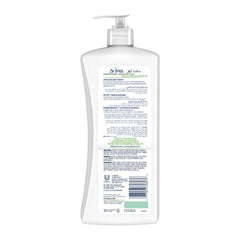 St. Ives lotion texture closeup showing creamy formula and fast absorption benefit