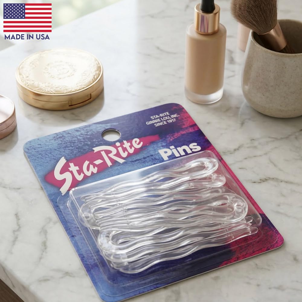 Sta-Rite pins used in bridal updo to illustrate professional invisible finish