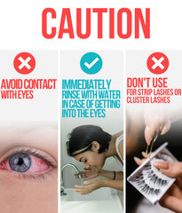 STACY LASH clear glue texture demonstrating medium consistency and control