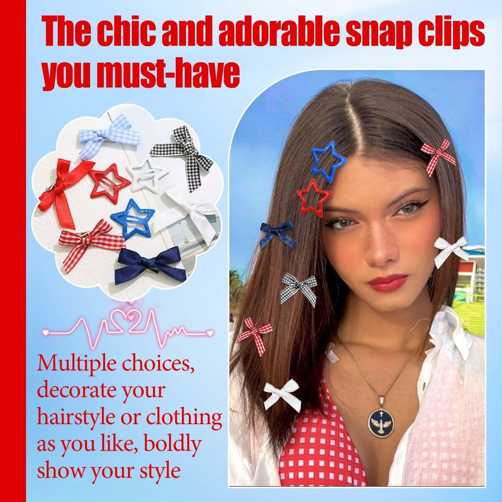 STGDAK clips styled in hair demonstrating decorative accents and hold