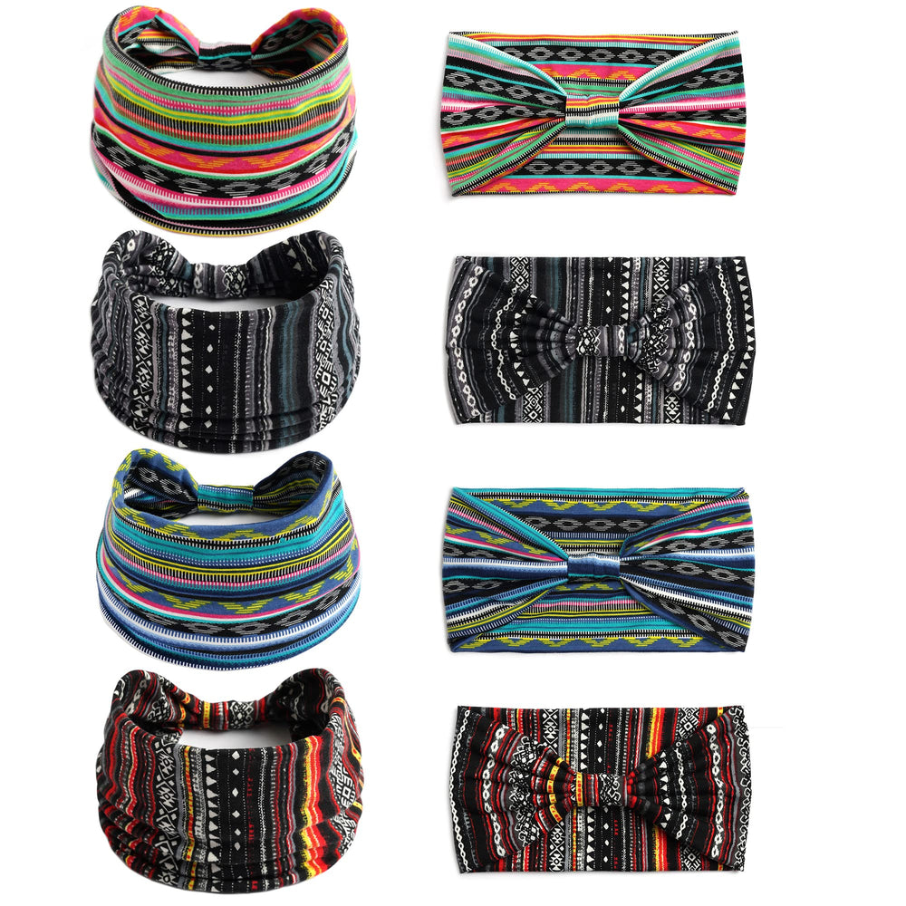 STGDAK flat lay of four distinct boho prints offering outfit coordination benefit