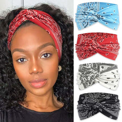 STGDAK front packaging showing four colorful bandana headbands and easy style