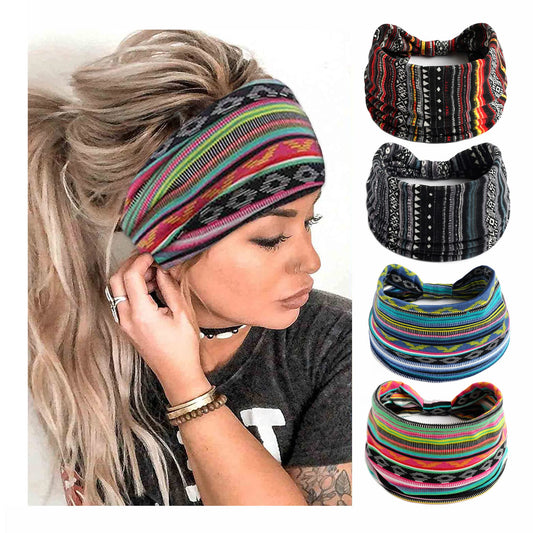 STGDAK front view of four headbands showing colors and compact packaging benefit