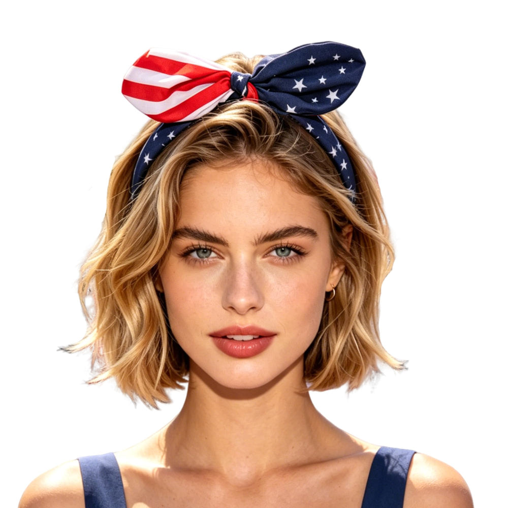 STGDAK front view showing patriotic stars and stripes, adds instant festive style