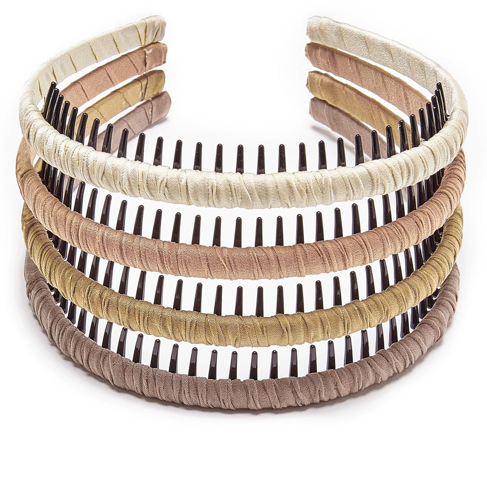 STHUAHE multicolor pack front view showing four headbands and colors