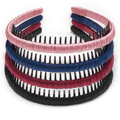 STHUAHE headband front packaging showing four multicolor hoops and brand