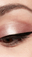 stila model wearing shadow on eyelid illustrating luminous evening look