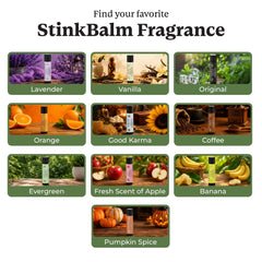Commuter using StinkBalm on train illustrating odor masking during travel