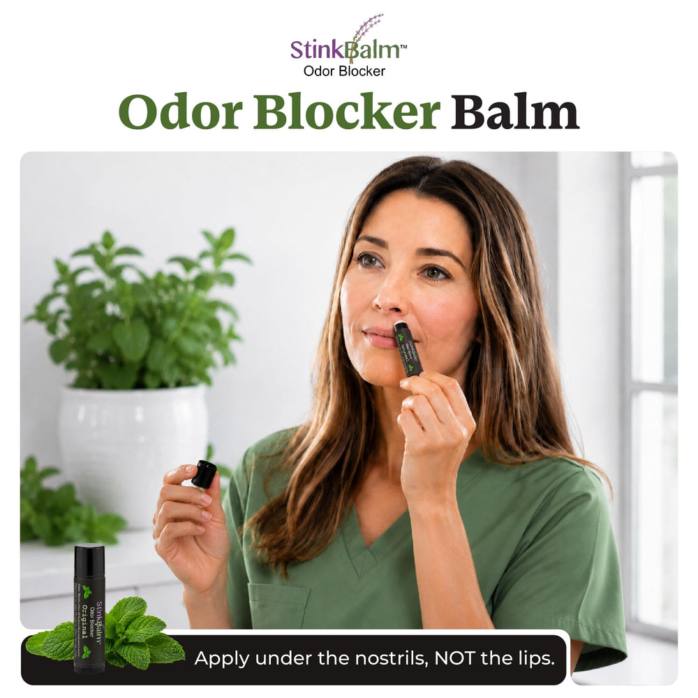 StinkBalm open tin displaying smooth balm texture for easy application