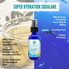STREAM 2 SEA label closeup highlighting plant-based ingredients and benefits