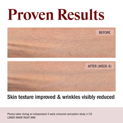STRIPES ingredient display featuring ectoine to highlight moisture retention benefit