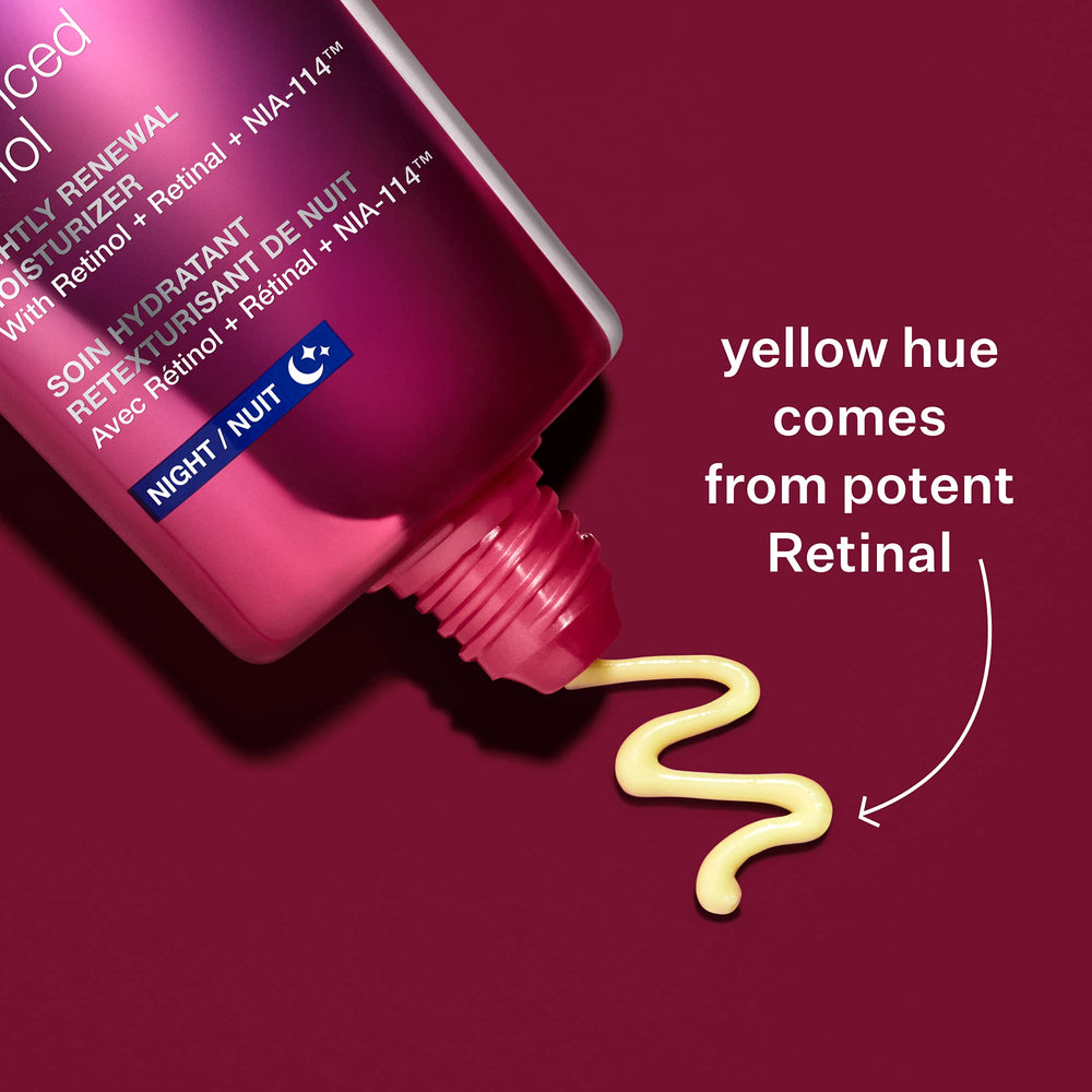 StriVectin before and after texture collage showing improved skin smoothness