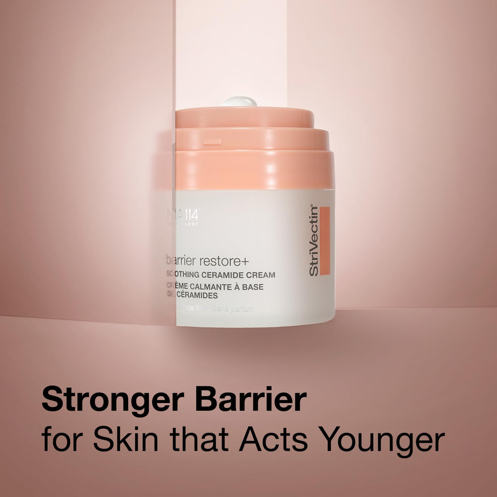 StriVectin cream texture close-up highlighting rich, smooth moisturizing finish