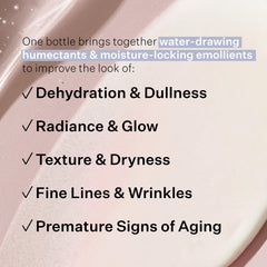 StriVectin ceramide lotion swatch on skin, illustrates barrier-sealing effect