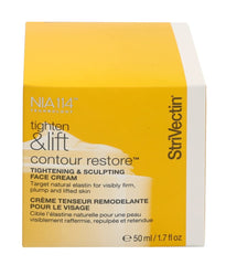 StriVectin application along jawline demonstrating lifting massage technique benefit
