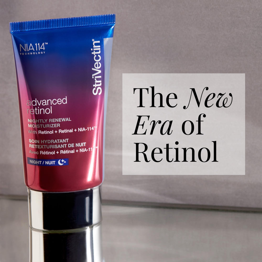 StriVectin cream texture close-up highlighting rich emollients and smooth finish