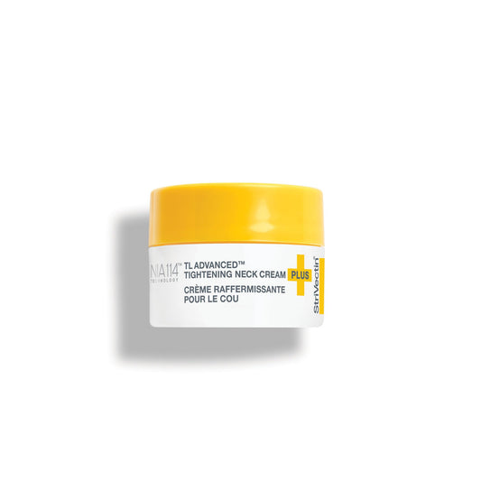 StriVectin front jar of neck cream showing compact travel packaging and convenience