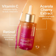StriVectin serum texture close-up highlighting lightweight, fast-absorbing feel