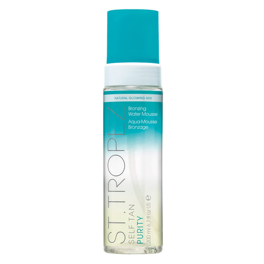 St.Tropez front packaging showing pump mousse and brand trust